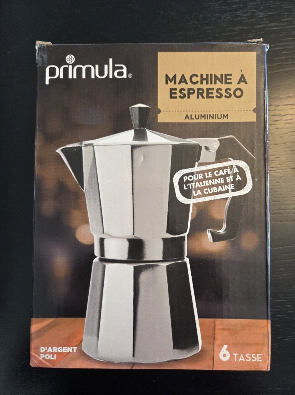 Primula Aluminum Stovetop Espresso Maker - Silver